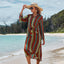 Elegant Striped Beach Skirt for Sun Protection