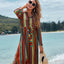Elegant Striped Beach Skirt for Sun Protection