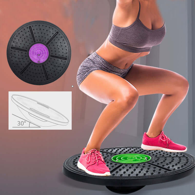 Versatile Yoga Balance Board Disc for Enhanced Stability Training - Korvel