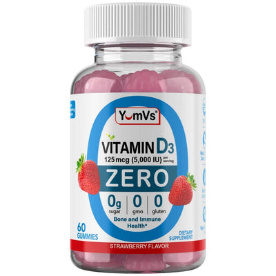 Yum-v's Vitamin D3 Gummies – Sugar Free, Vegetarian, 60 Count