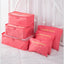 6-Piece Travel Storage Bag Set for Organized Packing