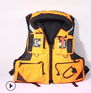 Gilet de sauvetage de pêche en mer multi-fonction avec haute flottabilité
