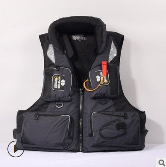 Gilet de sauvetage de pêche en mer multi-fonction avec haute flottabilité
