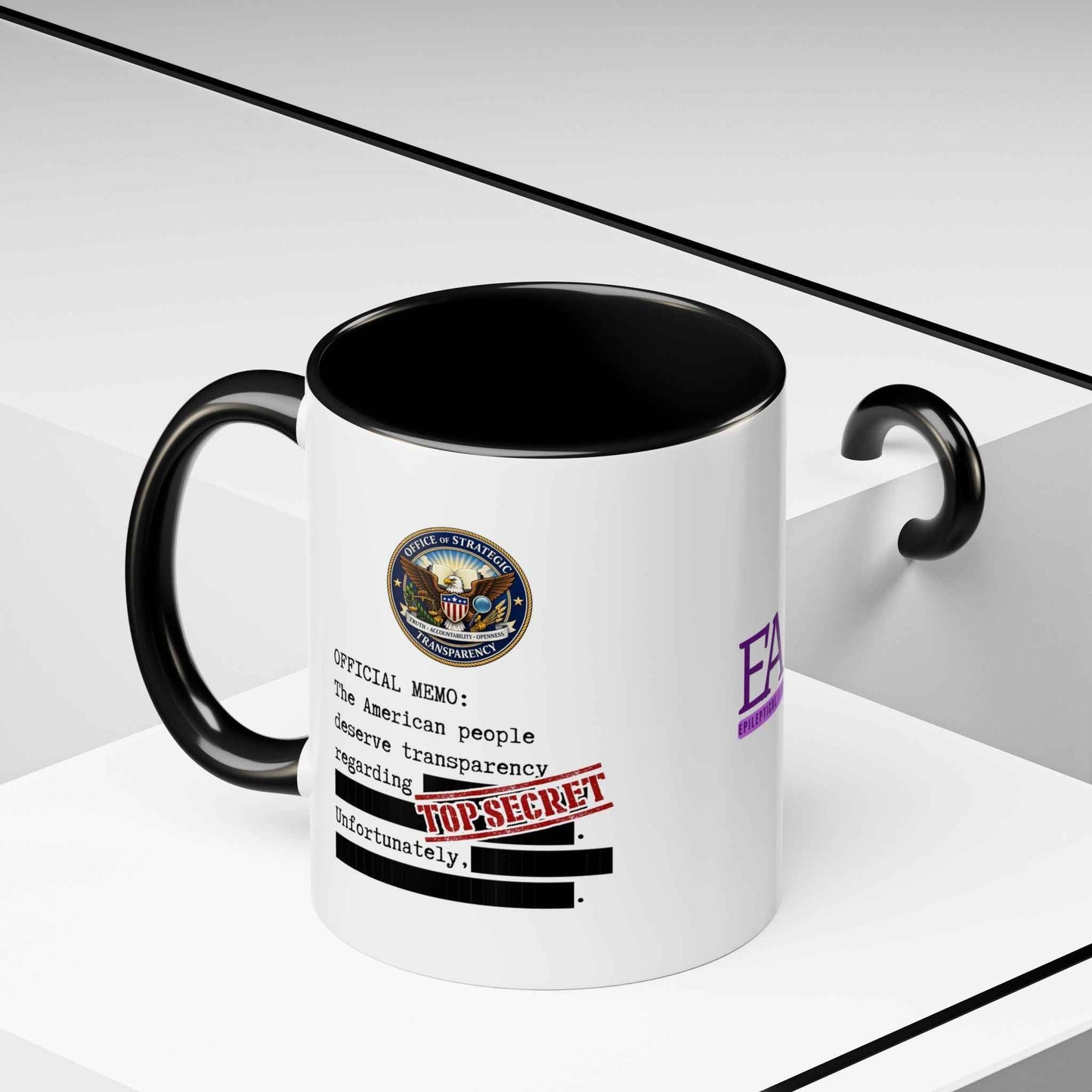 Official Memo Top Secret Coffee Mug – Political Satire