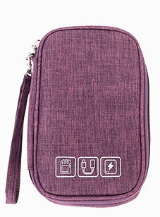 Portable Cable Organizer Bag for Travel & Home Storage