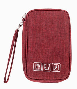 Portable Cable Organizer Bag for Travel & Home Storage