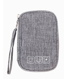 Portable Cable Organizer Bag for Travel & Home Storage