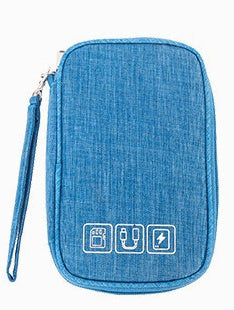 Portable Cable Organizer Bag for Travel & Home Storage