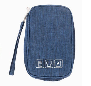 Portable Cable Organizer Bag for Travel & Home Storage