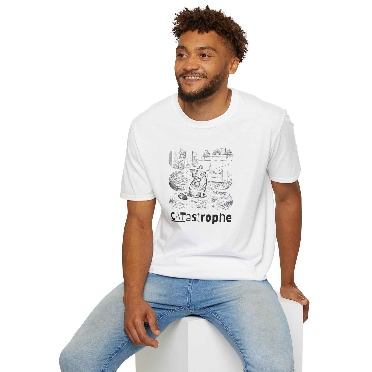 CATastrophe Cat Paw Unisex T-Shirt