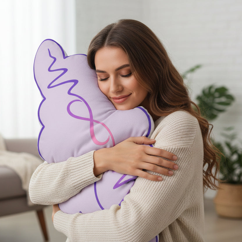 Almohada con Forma de Mi Propia Frecuencia — Señal Estable, Fuerza Infinita