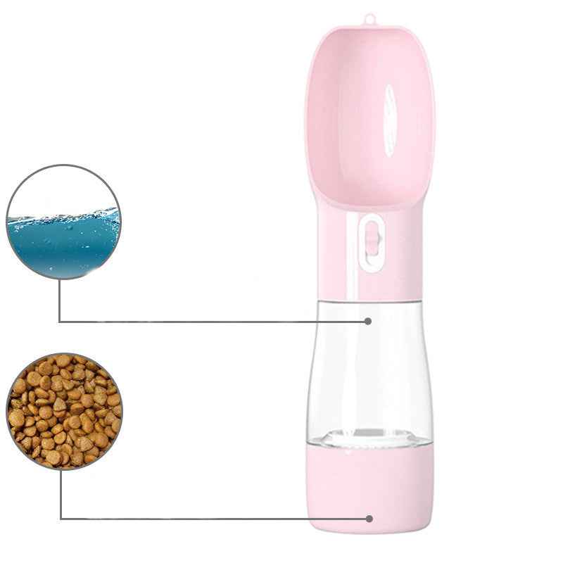 Bouteille d'eau portable pour chien - Distributeur de voyage léger