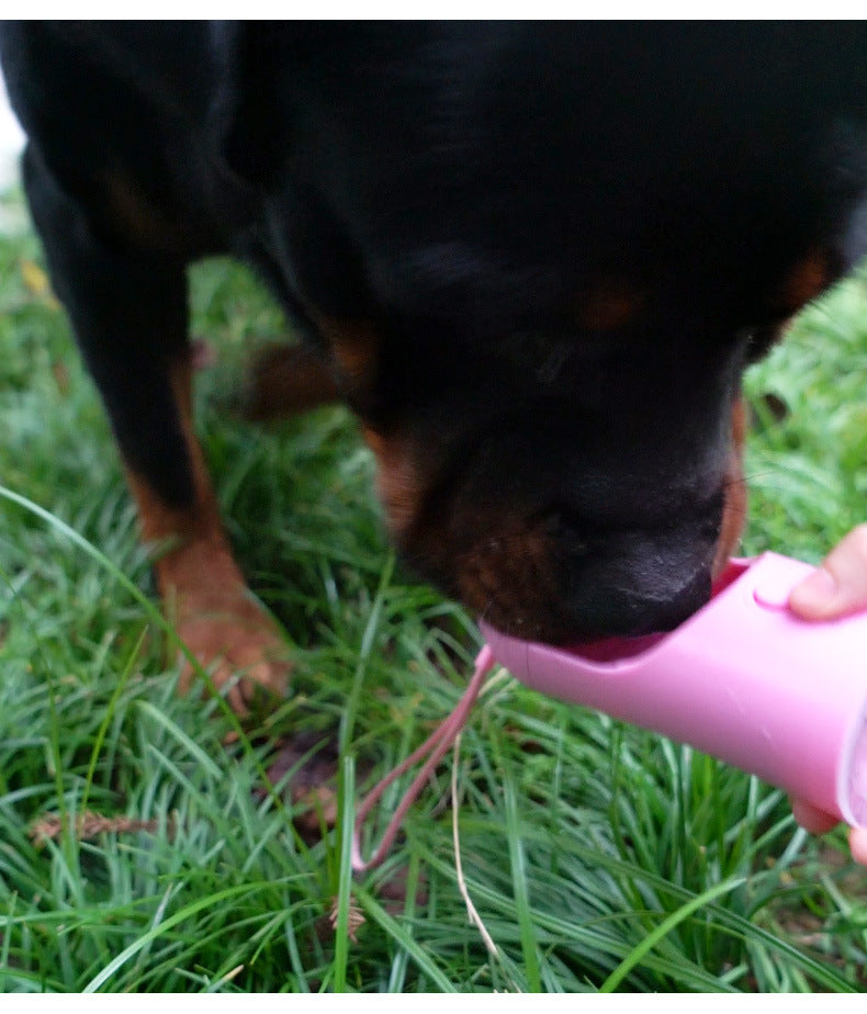Bouteille d'eau portable pour chien - Distributeur de voyage léger