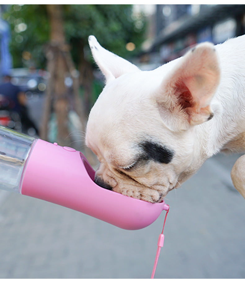Bouteille d'eau portable pour chien - Distributeur de voyage léger