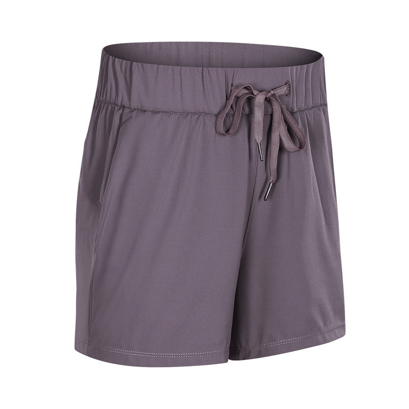 Lace Wide Loose Sports Shorts for Women - Breathable Gym Shorts
