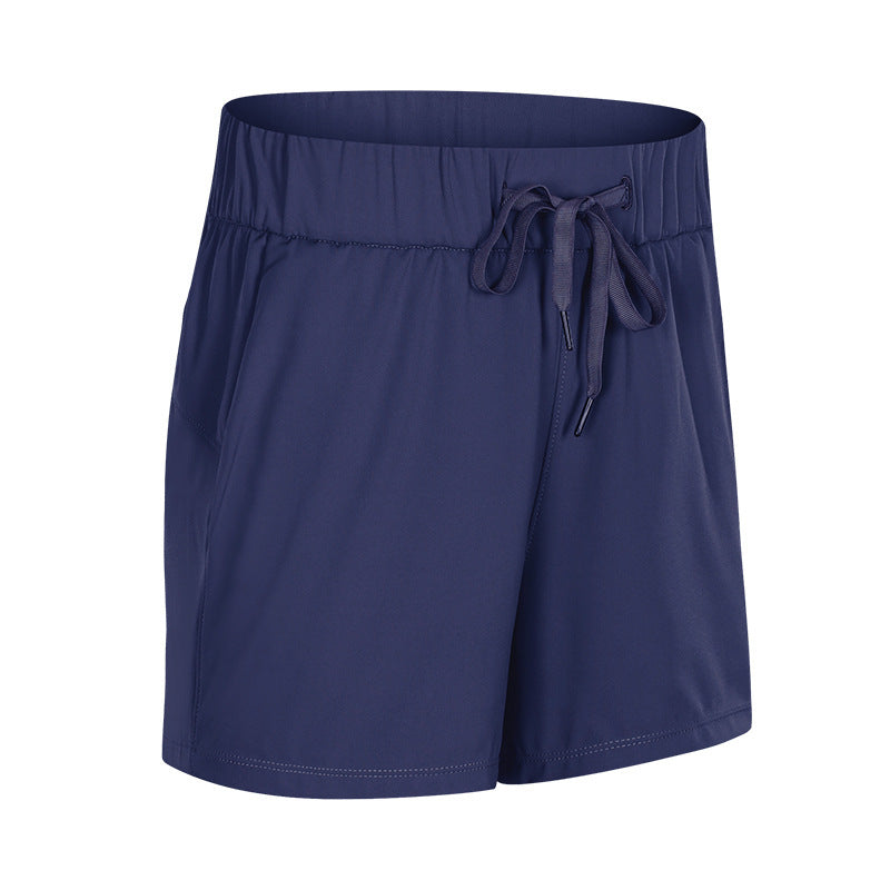 Lace Wide Loose Sports Shorts for Women - Breathable Gym Shorts