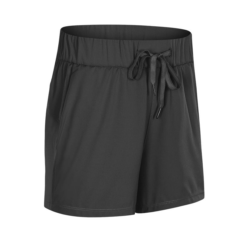 Lace Wide Loose Sports Shorts for Women - Breathable Gym Shorts
