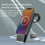 Wireless Charger 6-In-1 Multi-Function Clock Alarm Clock For Apple 14 Mobile Phone Headset Watch Magnetic Suction Fast Charging - Korvel
