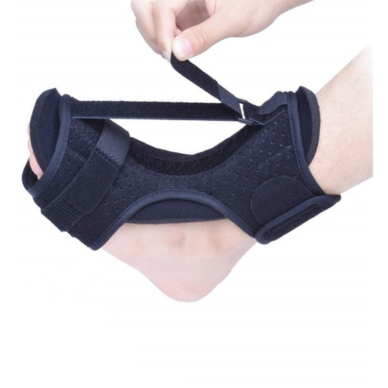 Adjustable Plantar Fasciitis Night Splint Foot Drop Orthotic Brace Elastic Dorsal Night Splint - Korvel