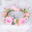 Simulated flower headdress tourist vacation princess flower fairy performance dance hair accessory female - Korvel