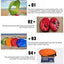 Ensemble d'accessoires SUP et sports nautiques premium de 42 pouces