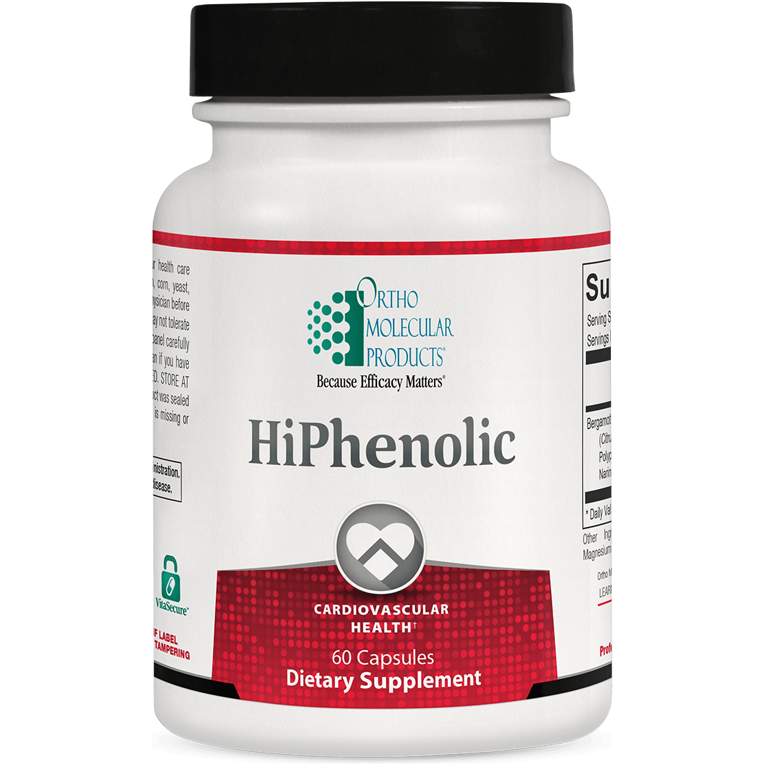 Suplemento Dietético HiPhenolic de Ortho Molecular - 60 Cápsulas