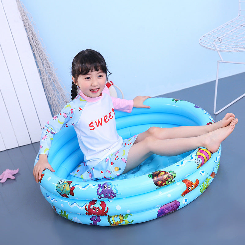 Children's Inflatable Pool - Baby Pool for Outdoor Fun