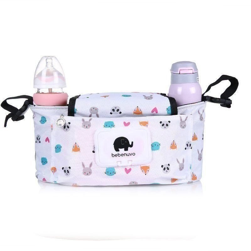 Bolsa de pañales para bebé premium - Organizador elegante y espacioso
