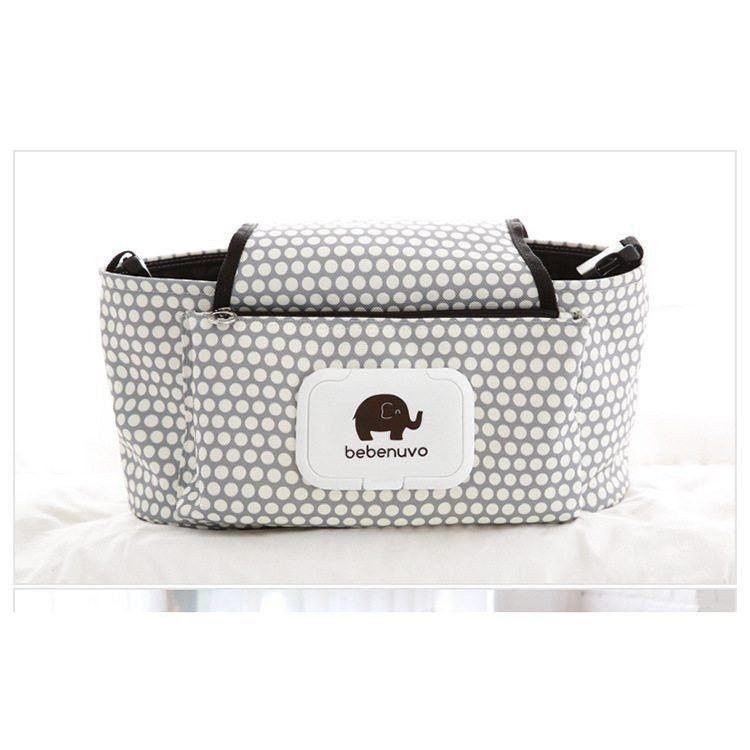 Bolsa de pañales para bebé premium - Organizador elegante y espacioso