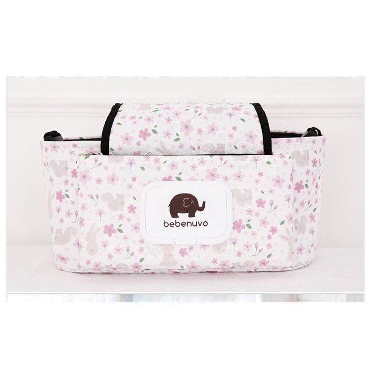 Bolsa de pañales para bebé premium - Organizador elegante y espacioso