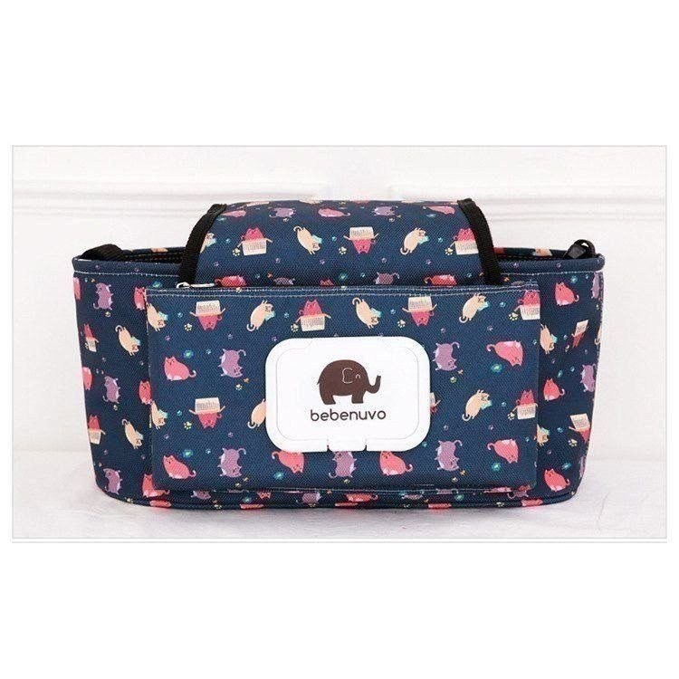 Bolsa de pañales para bebé premium - Organizador elegante y espacioso