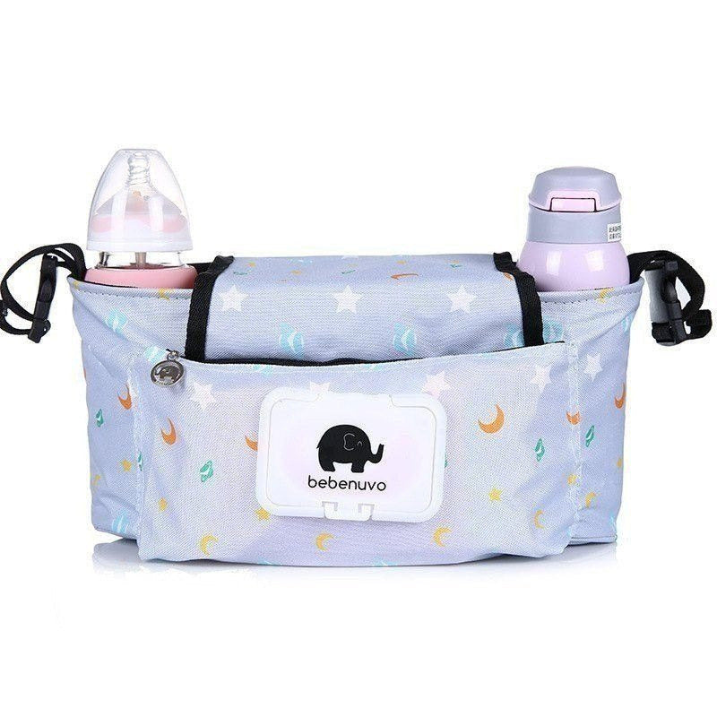 Bolsa de pañales para bebé premium - Organizador elegante y espacioso