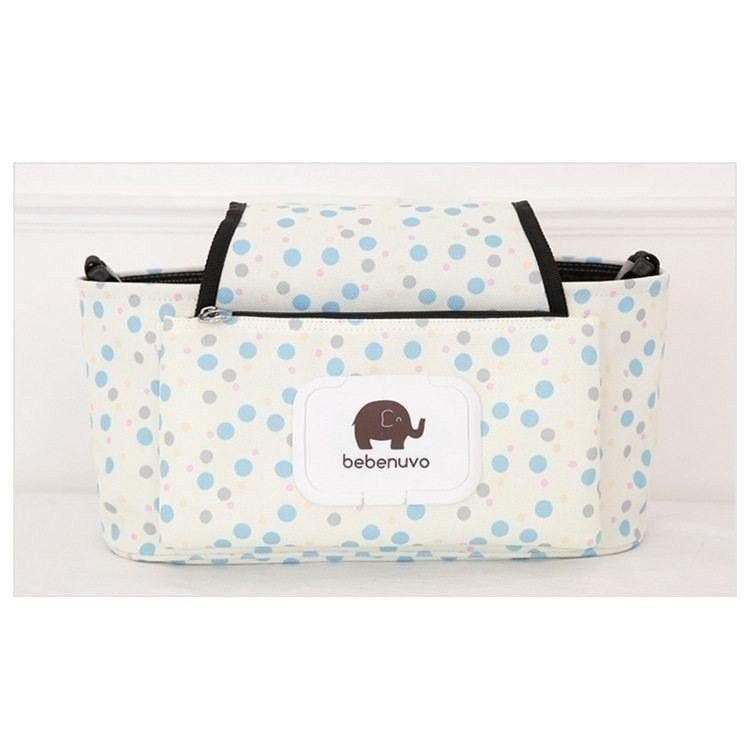 Bolsa de pañales para bebé premium - Organizador elegante y espacioso
