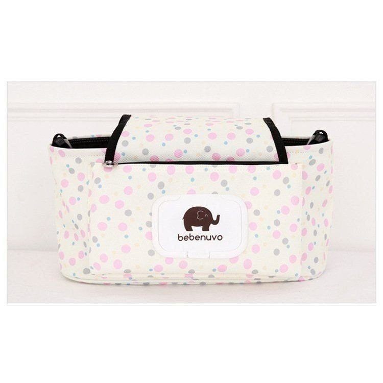 Bolsa de pañales para bebé premium - Organizador elegante y espacioso