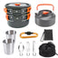Kit de cuisine portable pour camping et randonnée