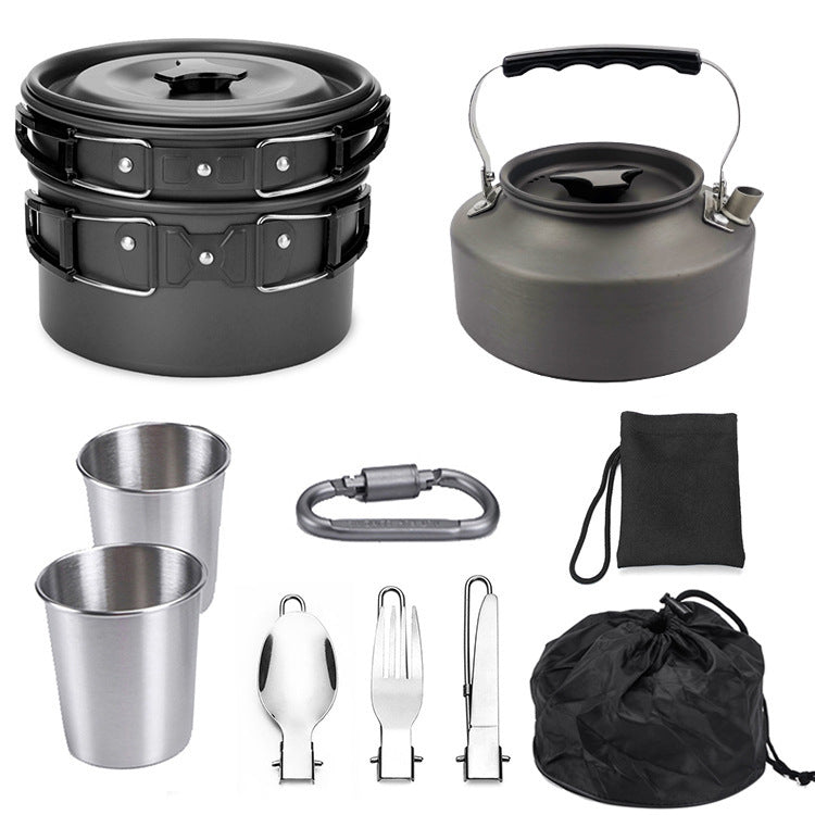 Kit de cuisine portable pour camping et randonnée