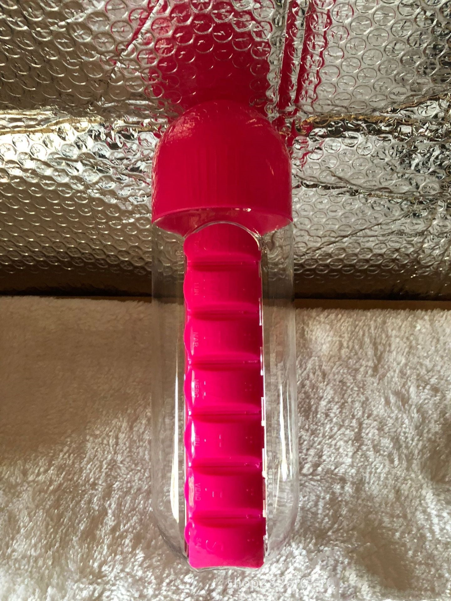 Premium Water Bottle with Pillbox Organizer