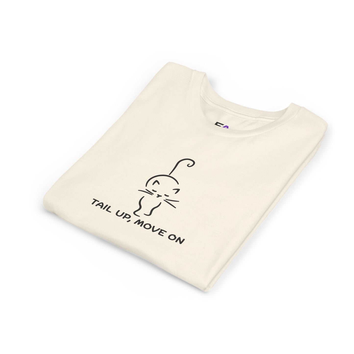 Tail Up, Move On Youth Tee – Small Human, Big Attitude
