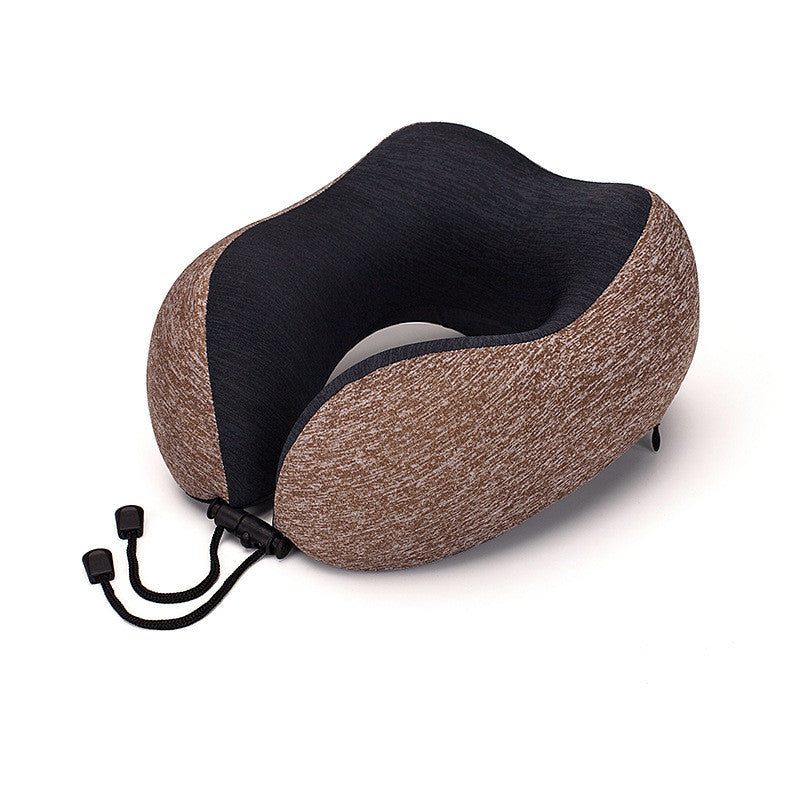 Slow Rebound Memory Foam Travel U-Shaped Pillow