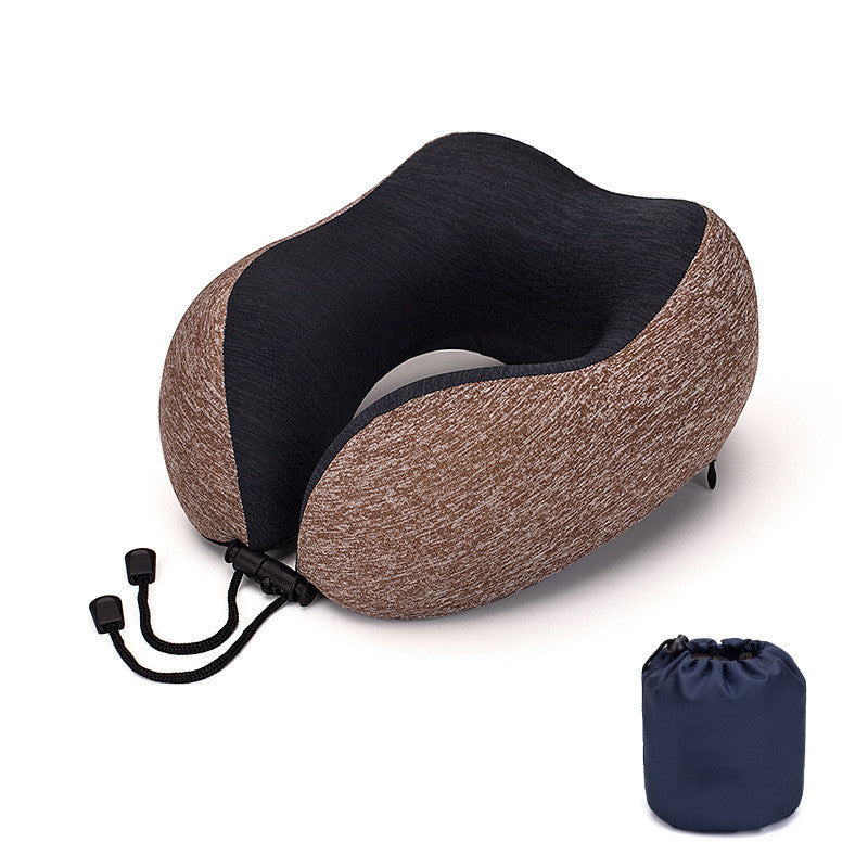 Slow Rebound Memory Foam Travel U-Shaped Pillow