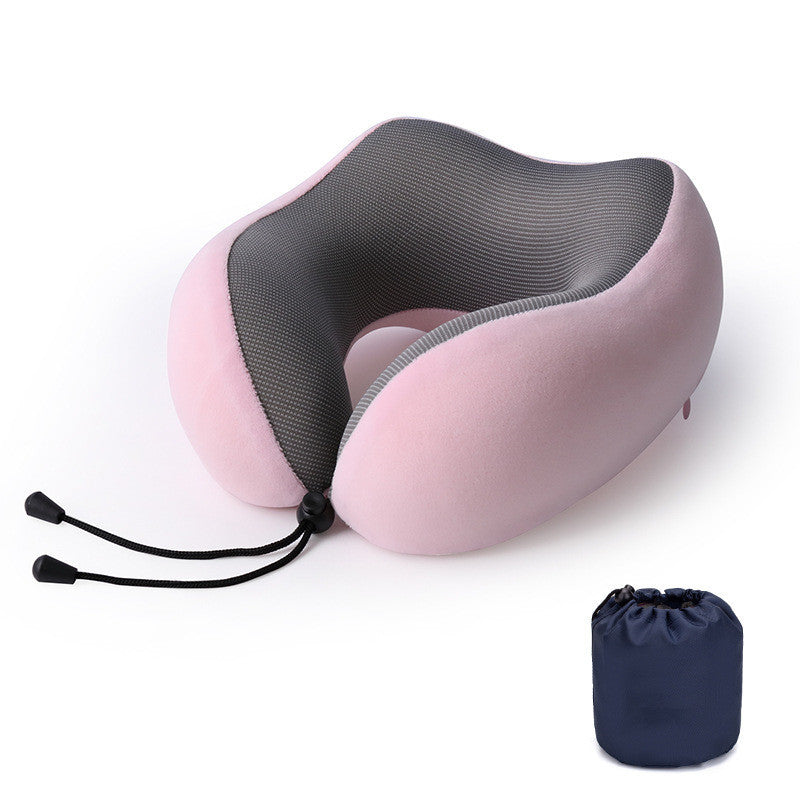 Slow Rebound Memory Foam Travel U-Shaped Pillow