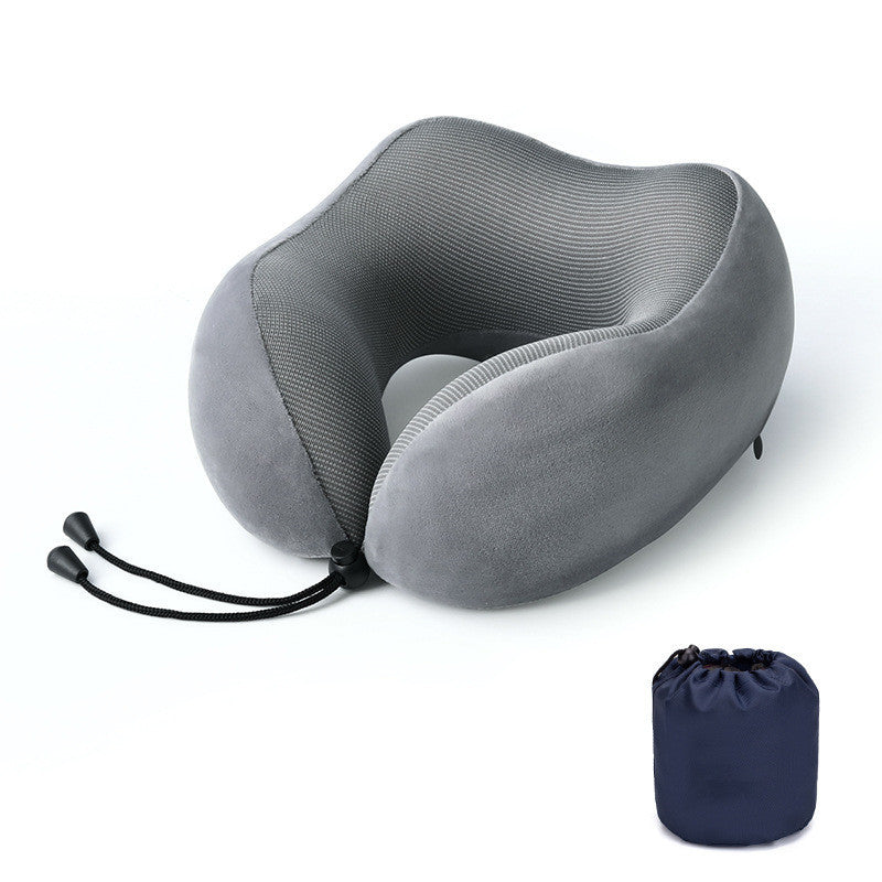 Slow Rebound Memory Foam Travel U-Shaped Pillow