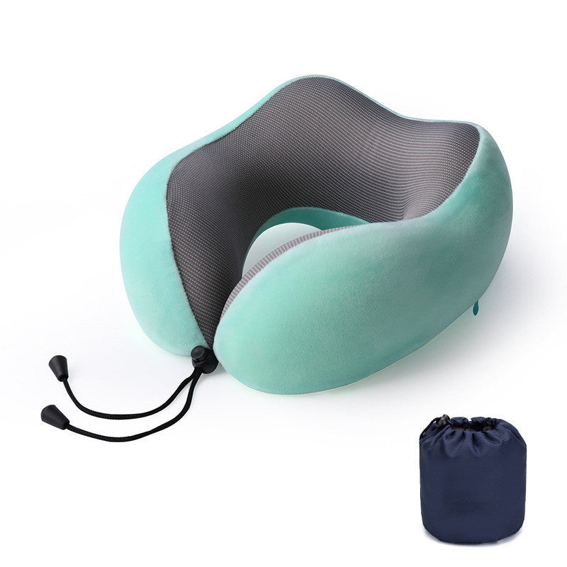 Slow Rebound Memory Foam Travel U-Shaped Pillow