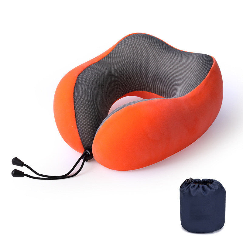 Slow Rebound Memory Foam Travel U-Shaped Pillow