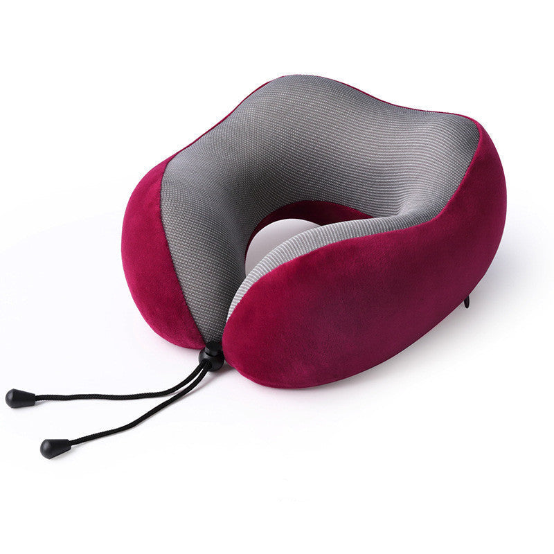 Slow Rebound Memory Foam Travel U-Shaped Pillow
