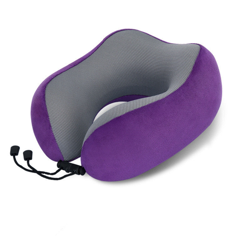 Slow Rebound Memory Foam Travel U-Shaped Pillow