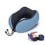 Slow Rebound Memory Foam Travel U-Shaped Pillow