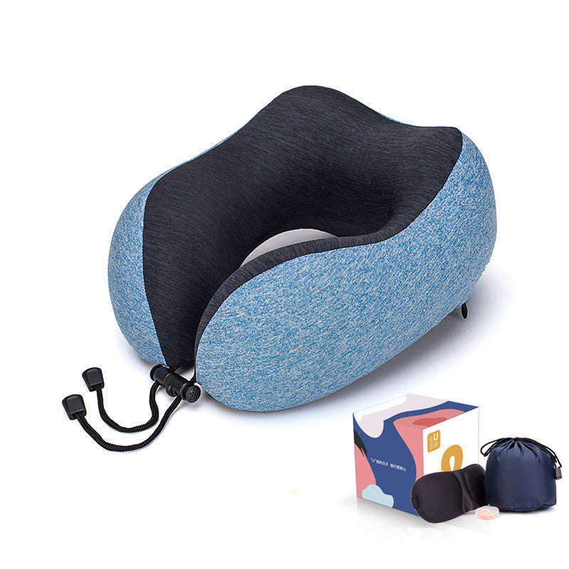 Slow Rebound Memory Foam Travel U-Shaped Pillow