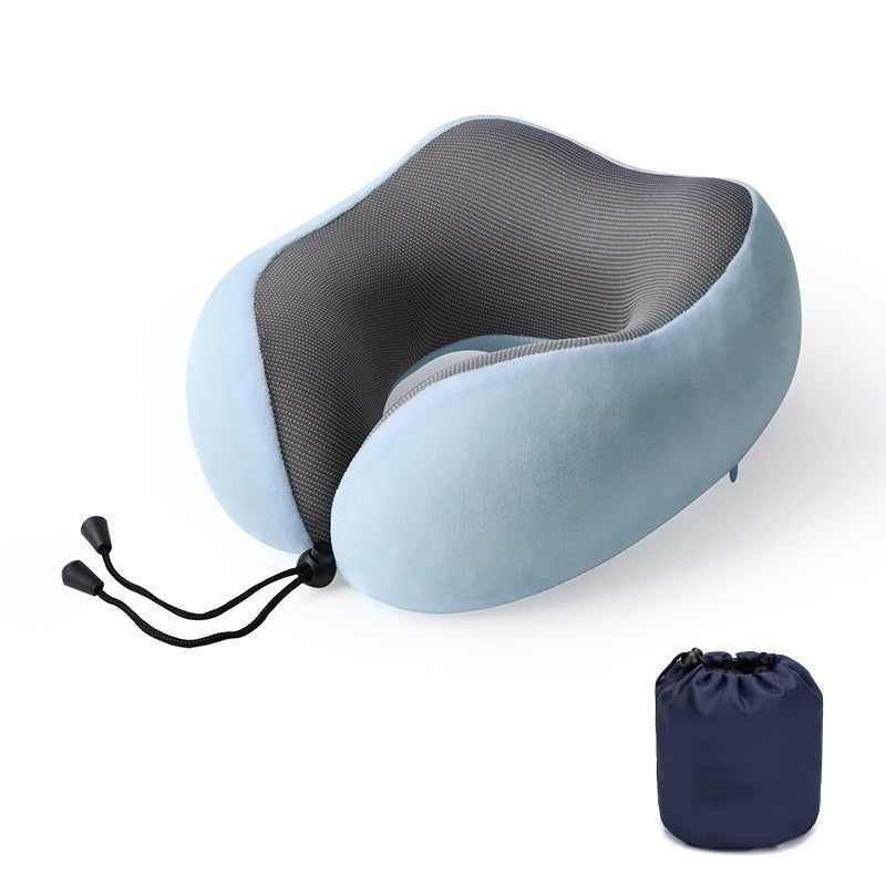 Slow Rebound Memory Foam Travel U-Shaped Pillow