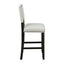 Conjunto de Comedor de Altura de Mostrador TREXM de 5 Piezas en Espresso y Beige